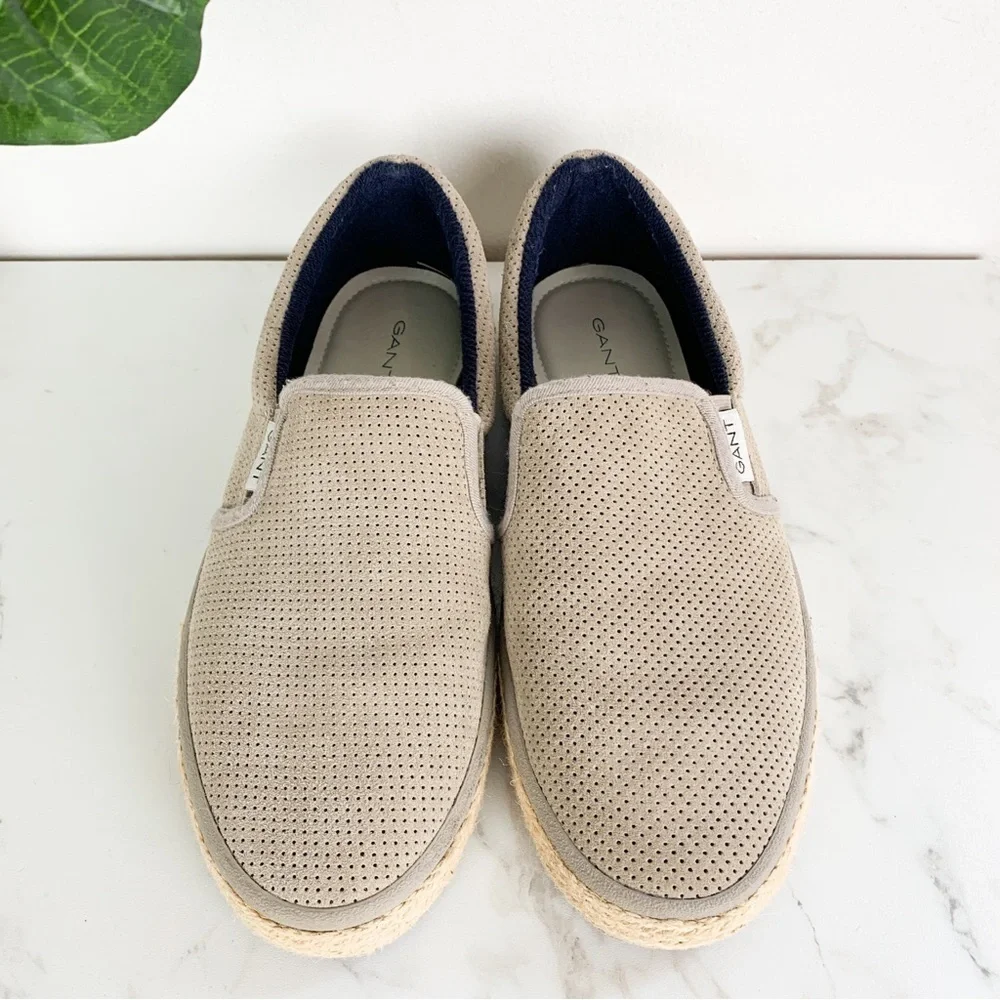 GANT Men’s Suede Espadrille Loafer Sz 9